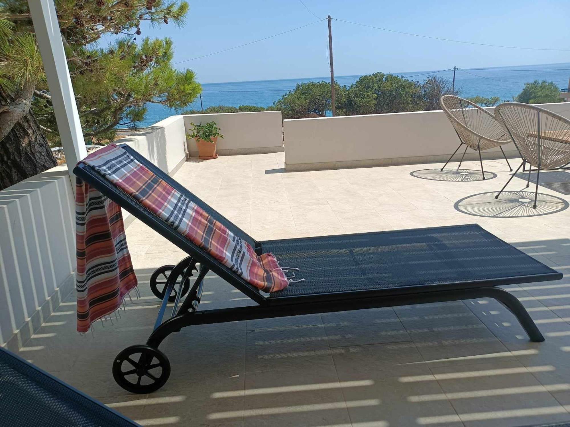 Villa Sea View Pine House à Makrýgialos Extérieur photo